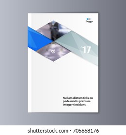 Abstract flyer design background. Brochure template.