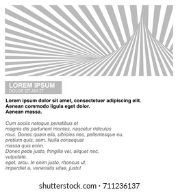 Abstract flyer design background. Brochure template. Can be used for magazine, business mockup set, education, presentation. Vector illustration