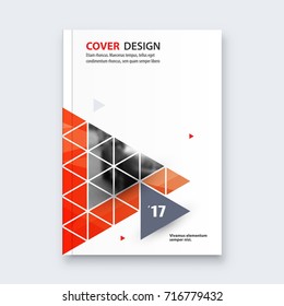 Abstract flyer design background. Brochure template.