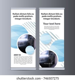 Abstract flyer design background. Brochure template. Can be used for magazine cover, business mockup, education, presentation, report. a4 size with editable elements. EPS 10.