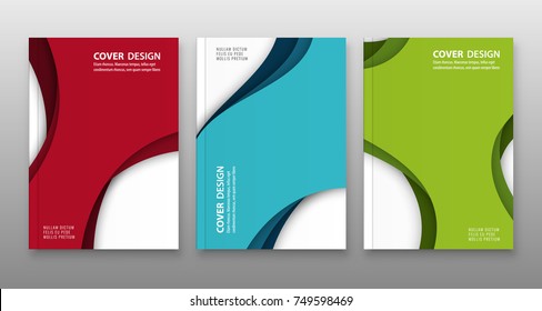 Abstract flyer design background. Brochure template.