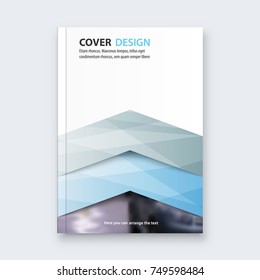 Abstract flyer design background. Brochure template.