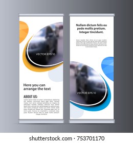 Abstract flyer design background. Brochure template. Can be used for magazine cover, business mockup, education, presentation, report. a4 size with editable elements. EPS 10.