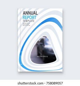 Abstract flyer design background. Brochure template.