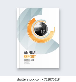 Abstract flyer design background. Brochure template.