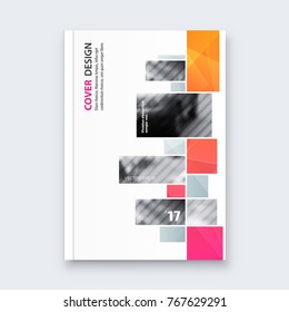 Abstract flyer design background. Brochure template.