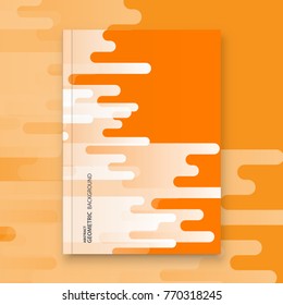 Abstract flyer design background. Brochure template.