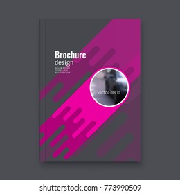 Abstract flyer design background. Brochure template.