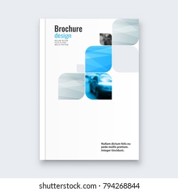 Abstract flyer design background. Brochure template.