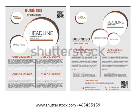 abstract flyer design background