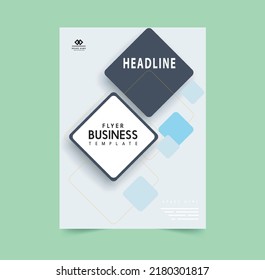 Abstract flyer design. Brochure template. Annual report cover. Can be used for magazine, business mockup set, education, presentation. Vector illustration a4 size. Vector Format background.