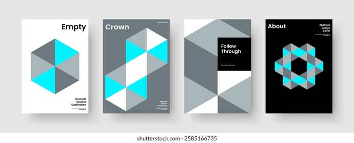 Abstract Flyer Design. Geometric Background Layout. Modern Brochure Template. Report. Business Presentation. Book Cover. Banner. Poster. Catalog. Pamphlet. Portfolio. Journal. Magazine. Handbill