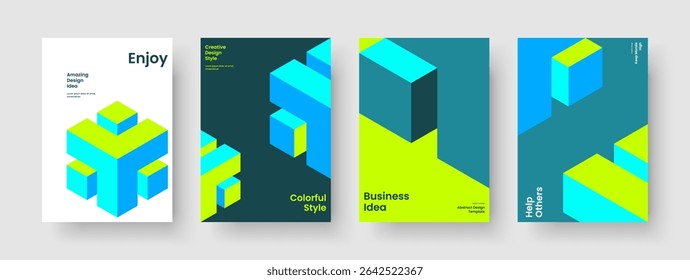 Projeto de Panfleto Abstrato. Modelo de Plano de Fundo Geométrico. Layout Moderno da Capa do Livro. Cartaz. Faixa. Brochura. Apresentação de negócios. Relatório. Carteira. Revista. Catálogo. Identidade da marca. Panfleto