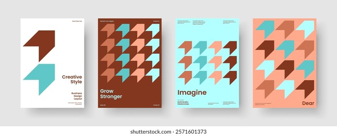 Abstract Flyer Design. Geometric Banner Layout. Isolated Background Template. Business Presentation. Poster. Book Cover. Brochure. Report. Advertising. Brand Identity. Notebook. Journal. Newsletter