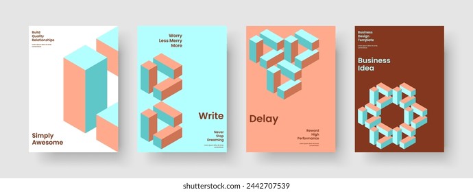 Abstract Flyer Design. Isolated Background Layout. Creative Banner Template. Poster. Report. Business Presentation. Book Cover. Brochure. Catalog. Pamphlet. Portfolio. Newsletter. Notebook