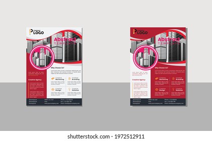 Abstract flyer design template 2021 new.a4 size CMYK color. print ready fill.