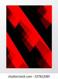 Abstract flyer design template