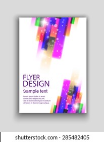 Abstract Flyer design - Vector business, poster Template