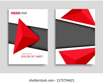 Abstract flyer design.Vector brochure template.