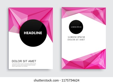 Abstract flyer design.Vector brochure template.