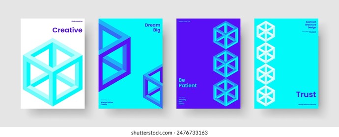 Abstract Flyer Layout. Creative Book Cover Template. Geometric Banner Design. Poster. Report. Background. Business Presentation. Brochure. Handbill. Brand Identity. Advertising. Portfolio. Catalog
