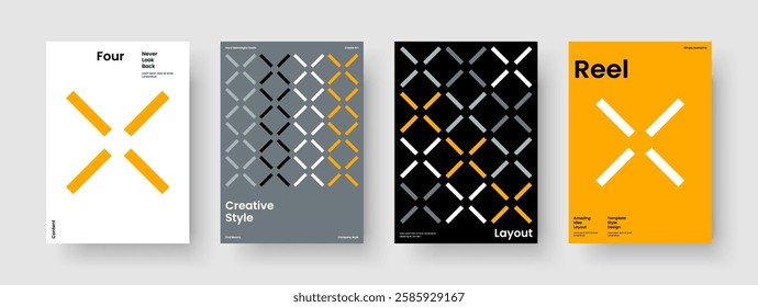 Abstract Flyer Layout. Creative Poster Design. Geometric Background Template. Brochure. Business Presentation. Banner. Report. Book Cover. Leaflet. Magazine. Portfolio. Notebook. Journal