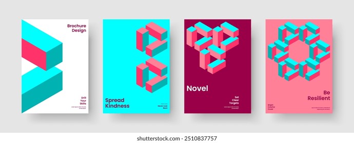 Abstract Flyer Layout. Geometric Book Cover Template. Isolated Brochure Design. Report. Background. Business Presentation. Banner. Poster. Catalog. Pamphlet. Magazine. Journal. Leaflet. Handbill