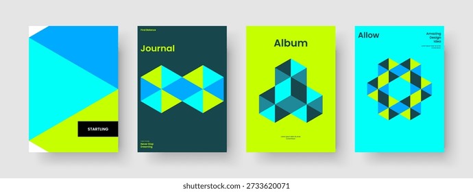 Abstract Flyer Layout. Geometric Poster Template. Isolated Report Design. Brochure. Banner. Book Cover. Background. Business Presentation. Journal. Newsletter. Leaflet. Handbill. Brand Identity