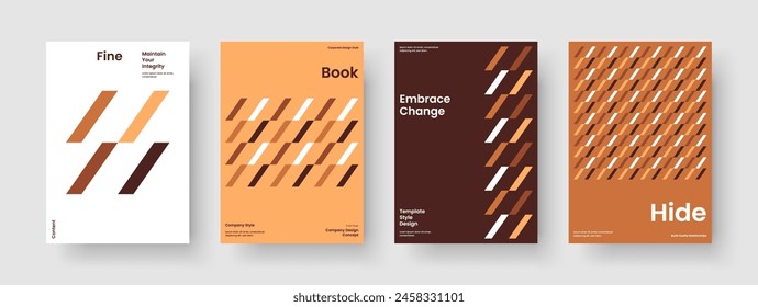 Abstract Flyer Layout. Isolated Banner Template. Geometric Book Cover Design. Report. Background. Brochure. Poster. Business Presentation. Handbill. Leaflet. Notebook. Advertising. Portfolio