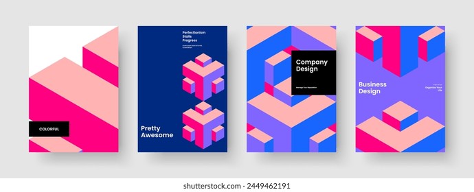 Diseño de folleto Abstractas. Plantilla de presentación empresarial aislada. Diseño de Anuncio geométrico. Cartel. Antecedentes. Portada del libro. Folleto. Informe. Prospecto. Folleto. Handbill. Revista. Publicidad