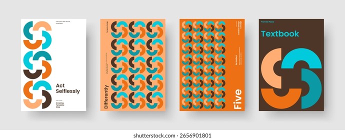 Layout do folheto abstrato. Modelo de Apresentação Comercial Isolado. Projeto de fundo geométrico. Faixa. Relatório. Capa de Livro. Cartaz. Brochura. Boletim informativo. Publicidade. Revista. Folheto informativo. Panfleto