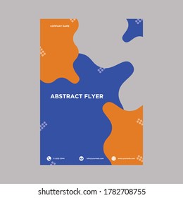 abstract flyer and abstract poster