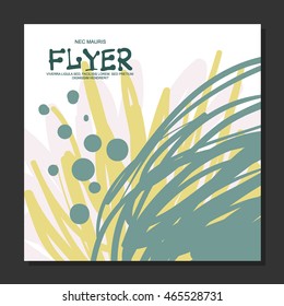Abstract flyer with space for text. It can be used as an invitation to a night club. Vector illustration