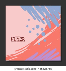 Abstract flyer with space for text. It can be used as an invitation to a night club. Vector illustration