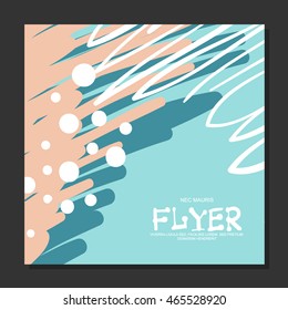 Abstract flyer with space for text. It can be used as an invitation to a night club. Vector illustration