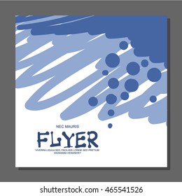 Abstract flyer with space for text. It can be used as an invitation to a night club. Vector illustration