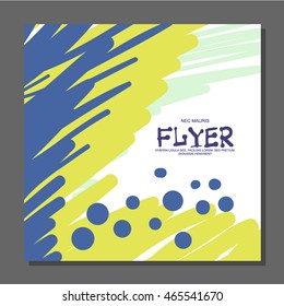 Abstract flyer with space for text. It can be used as an invitation to a night club. Vector illustration