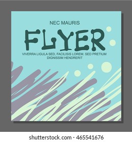 Abstract flyer with space for text. It can be used as an invitation to a night club. Vector illustration