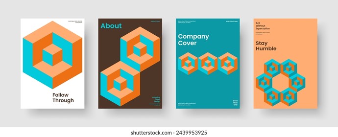 Abstrakte Flyer-Vorlage. Creative Business Presentation Layout. Entwurf des isolierten Berichts. Buchumschlag. Hintergrund. Broschüre. Banner. Poster. Newsletter. Katalog. Broschüre. In: Magazine. Portfolio. Tagebuch