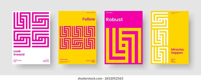 Modelo de Panfleto Abstrato. Design criativo do pôster. Layout de Folheto Isolado. Capa de Livro. Relatório. Faixa. Histórico. Apresentação de negócios. Notebook. Conhecimento manual. Revista. Publicidade. Folheto