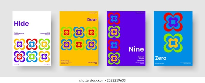 Modelo de Panfleto Abstrato. Layout de Relatório Criativo. Design moderno de apresentação de negócios. Histórico. Capa de Livro. Brochura. Cartaz. Faixa. Panfleto. Catálogo. Folheto informativo. Diário. Notebook. Boletim Informativo