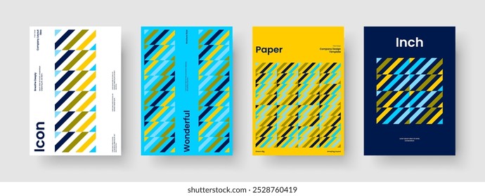Modelo de Panfleto Abstrato. Disposição Geométrica Da Capa Do Livro. Design de banner isolado. Cartaz. Histórico. Relatório. Apresentação de negócios. Brochura. Conhecimento manual. Revista. Catálogo. Notebook. Panfleto