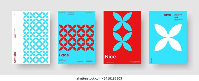 Plantilla de volante abstracta. Diseño del folleto geométrico. Diseño de presentaciones empresariales aisladas. Portada del libro. Informe. Cartel. Antecedentes. Cartel. Identidad de marca. Catálogo. Billete. Folleto. Boletín