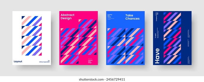 Abstrakte Flyer-Vorlage. Geometrisches Plakatlayout. Modernes Hintergrunddesign. Geschäftspräsentation. Bericht. Banner. Broschüre. Buchumschlag. Broschüre. Handzettel Portfolio. Merkblatt. Werbung