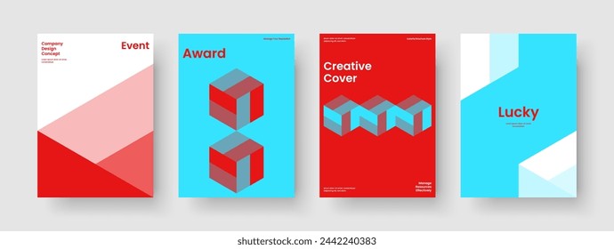 Plantilla de folleto abstracto. Diseño de fondo aislado. Diseño de folleto creativo. Portada del libro. Presentación empresarial. Informe. Pancarta. Cartel. Prospecto. Revista. Boletín informativo. Identidad de marca. Folleto