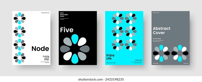 Plantilla de folleto abstracto. Diseño de portada de libro aislado. Diseño de póster creativo. Informe. Presentación empresarial. Folleto. Pancarta. Antecedentes. Folleto. Boletín informativo. Catálogo. Revista. Cuaderno. Prospecto