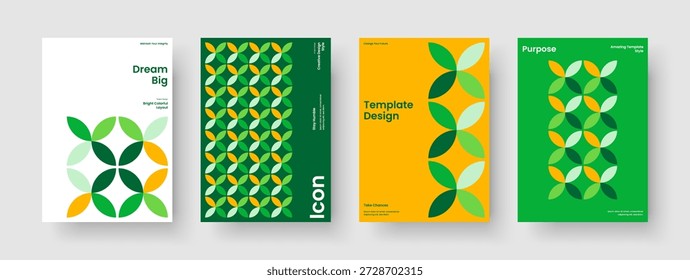 Modelo de Panfleto Abstrato. Design moderno de pôster. Layout Geométrico Da Apresentação Comercial. Brochura. Relatório. Capa de Livro. Histórico. Faixa. Revista. Diário. Panfleto. Folheto informativo. Notebook. Portfólio