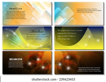 Abstract Flyer Template - Vector Illustration, Graphic Design, Editable For Your Design