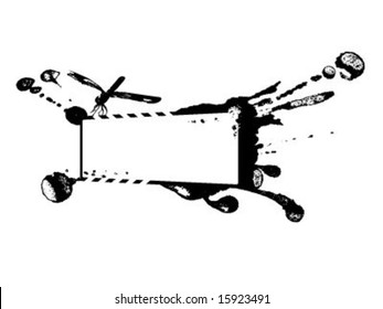 abstract flyer ( vector )