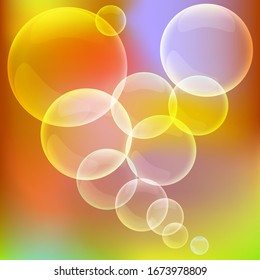 Abstrakter, florierender, farbiger Hintergrund.